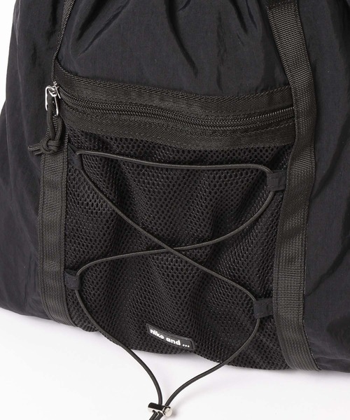 niko and...(ニコアンド)の「オリジナルメッシュ2WAYナップサック(バックパック/リュック・レディース・ブラック/その他1/オレンジ系/レオパード・0)」の21枚目の写真