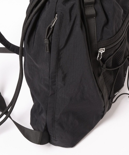 niko and...(ニコアンド)の「オリジナルメッシュ2WAYナップサック(バックパック/リュック・レディース・ブラック/その他1/オレンジ系/レオパード・0)」の17枚目の写真