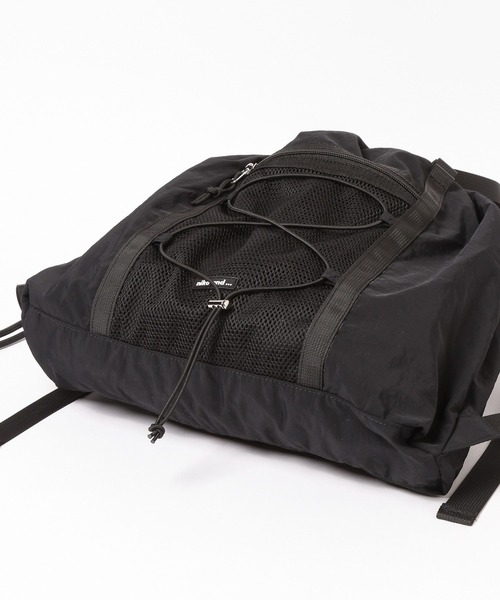 niko and...(ニコアンド)の「オリジナルメッシュ2WAYナップサック(バックパック/リュック・レディース・ブラック/その他1/オレンジ系/レオパード・0)」の11枚目の写真