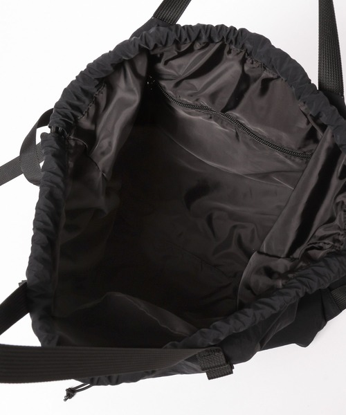 niko and...(ニコアンド)の「オリジナルメッシュ2WAYナップサック(バックパック/リュック・レディース・ブラック/その他1/オレンジ系/レオパード・0)」の10枚目の写真