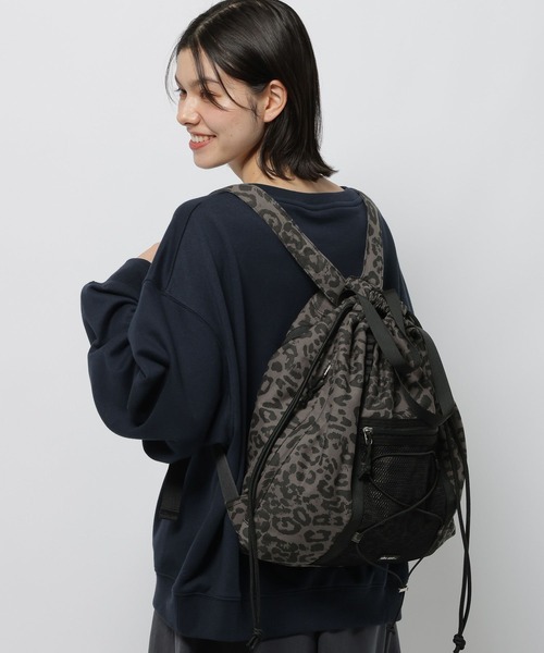 A4サイズ収納可能】メッシュ2WAYナップサック（バックパック/リュック