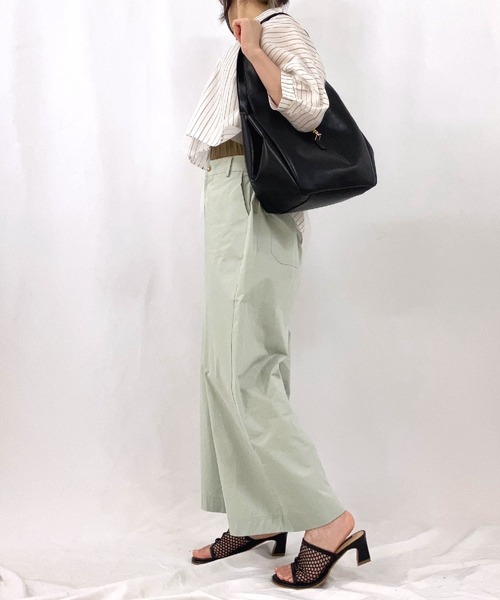 Q（キュー）の「ビッグトート（トートバッグ・レディース・ブラック/マスタード・ONE SIZE）」の11枚目の写真