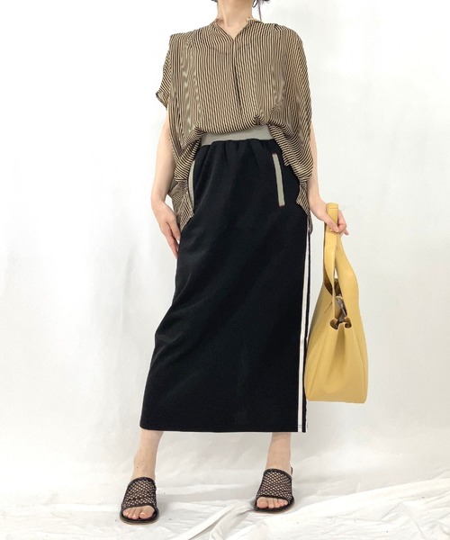 Q（キュー）の「ビッグトート（トートバッグ・レディース・ブラック/マスタード・ONE SIZE）」の13枚目の写真