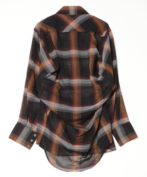 Vivienne Westwood MAN（ヴィヴィアンウエストウッドマン）の「CHECK GABELLE SHIRT（シャツ/ブラウス・メンズ・ブラック系その他・FREE）」の2枚目の写真