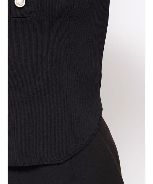 LAGUNAMOON（ラグナムーン）の「【WEB限】カラーネックラインニットプルオーバー（ニット/セーター・レディース・アイボリー/ライトグレー/ブラック・FREE）」の6枚目の写真