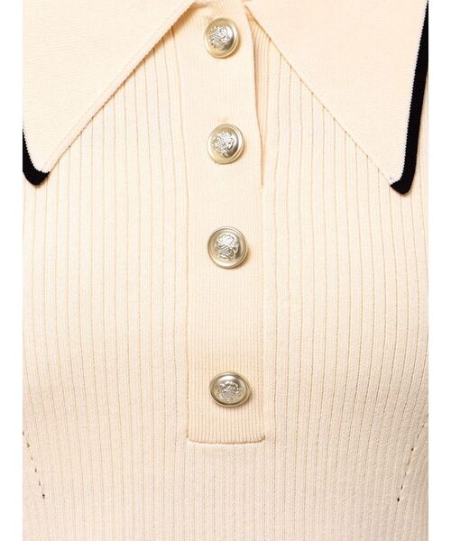 LAGUNAMOON（ラグナムーン）の「【WEB限】カラーネックラインニットプルオーバー（ニット/セーター・レディース・アイボリー/ライトグレー/ブラック・FREE）」の9枚目の写真