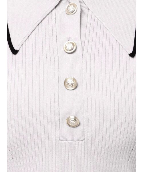 LAGUNAMOON（ラグナムーン）の「【WEB限】カラーネックラインニットプルオーバー（ニット/セーター・レディース・アイボリー/ライトグレー/ブラック・FREE）」の10枚目の写真