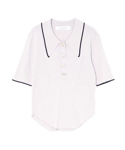 LAGUNAMOON（ラグナムーン）の「【WEB限】カラーネックラインニットプルオーバー（ニット/セーター・レディース・アイボリー/ライトグレー/ブラック・FREE）」の13枚目の写真