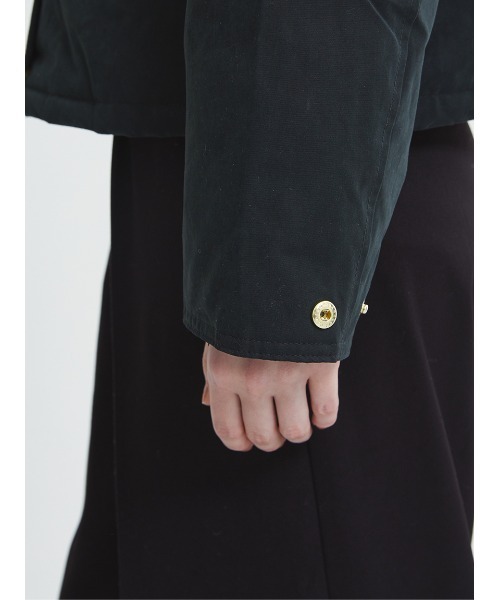Barbour(バブアー)の「Xanthe ノンワックス 中綿 ジャケット(レディース)(ブルゾン・レディース・グリーン/ブラック・LARGE/MEDIUM/SMALL)」の13枚目の写真