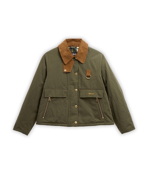 Barbour(バブアー)の「Xanthe ノンワックス 中綿 ジャケット(レディース)(ブルゾン・レディース・グリーン/ブラック・LARGE/MEDIUM/SMALL)」の22枚目の写真