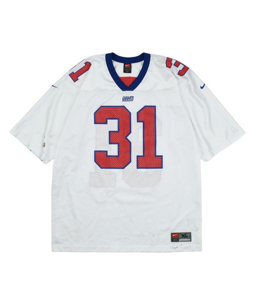 NIKE NFLジャイアンツ 両面刺繍 アメフト ゲームシャツ ユニフォーム