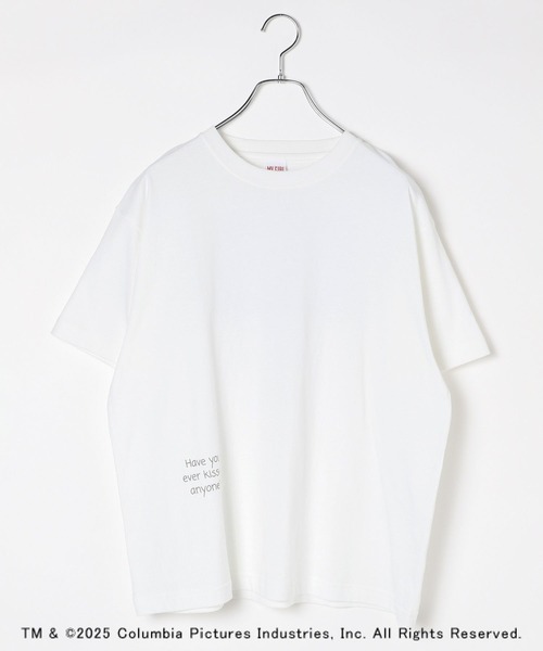 LEPSIM（レプシィム）の「【CINEMA／シネマ】MY GIRL T　499930（Tシャツ/カットソー・レディース・オフホワイト/ライトブルー・FREE）」の5枚目の写真