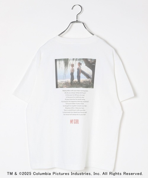 LEPSIM（レプシィム）の「【CINEMA／シネマ】MY GIRL T　499930（Tシャツ/カットソー・レディース・オフホワイト/ライトブルー・FREE）」の6枚目の写真
