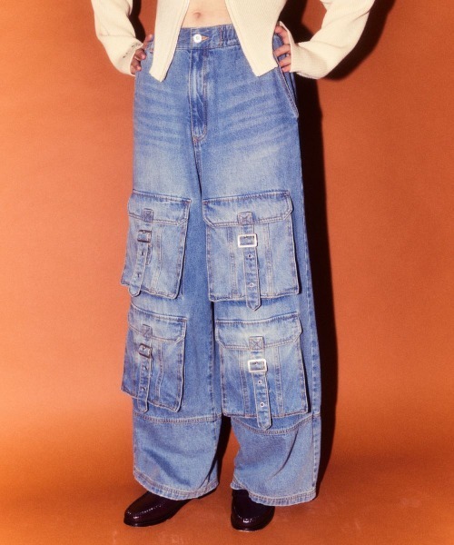 美品♡CandyStripper♡CHECKPATCHWORK DENIMパンツ 美品♡CandyStripper♡CHECKPATCHWORK DENIMパンツ - メルカリ