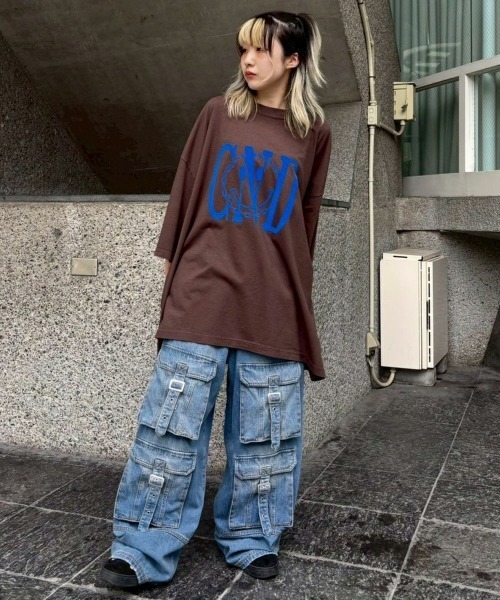 Candy Stripper（キャンディストリッパー）の「8 POCKETS DENIM パンツ（デニムパンツ・レディース・ライトインディゴブルー/ブラック・FREE）」の10枚目の写真