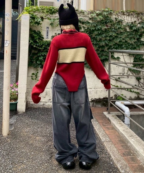 Candy Stripper（キャンディストリッパー）の「8 POCKETS DENIM パンツ（デニムパンツ・レディース・ライトインディゴブルー/ブラック・FREE）」の17枚目の写真