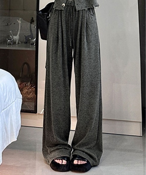 MEER. ラメ スウェットパンツ ゴールド METALLIC STRAIGHT パンツ（その他パンツ）｜CITYSHOP（シティ