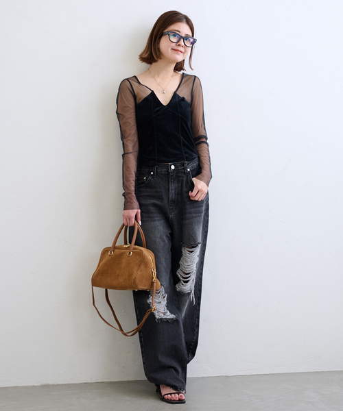 U by SPICK&SPAN（ユーバイスピックアンドスパン）の「《WEB限定/追加》AULENTTI /オウレンティSUEDE BOSTON BAG5（ボストンバッグ・レディース・キャメル・FREE）」の22枚目の写真