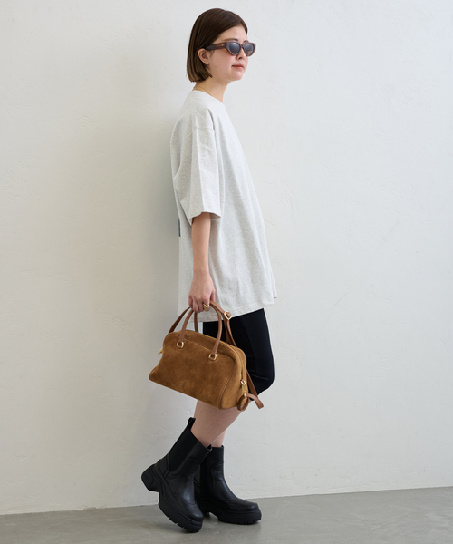 U by SPICK&SPAN（ユーバイスピックアンドスパン）の「《WEB限定/追加》AULENTTI /オウレンティSUEDE BOSTON BAG5（ボストンバッグ・レディース・キャメル・FREE）」の20枚目の写真