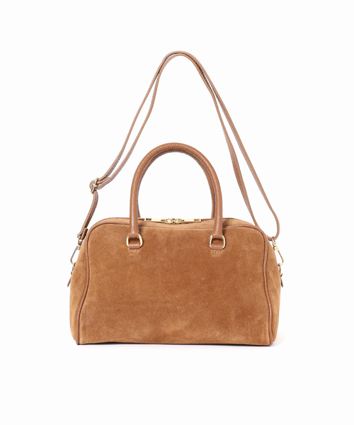 U by SPICK&SPAN（ユーバイスピックアンドスパン）の「《WEB限定/追加》AULENTTI /オウレンティSUEDE BOSTON BAG5（ボストンバッグ・レディース・キャメル・FREE）」の10枚目の写真