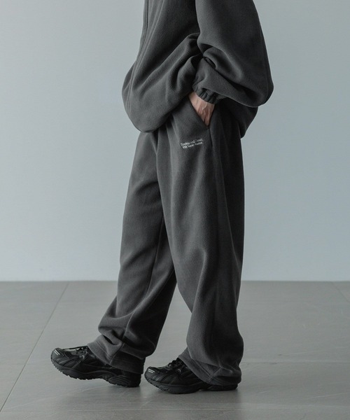 LOWRYS FARM（ローリーズファーム）の「【LFM(U)】ＦＬＥＥＣＥ　ＥＡＳＹＰＡＮＴＳ　 592721（スウェットパンツ・メンズ・ブラック/チャコールグレー・MEDIUM/LARGE）」の5枚目の写真
