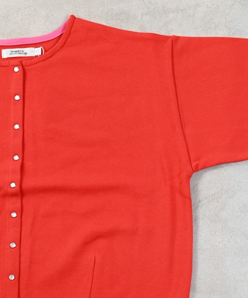 MARKEY'S(マーキーズ)の「マルーンカーディガン/おとな(カーディガン/ボレロ・レディース・グリーン/レッド/ブラウン/イエロー・160cm)」の5枚目の写真