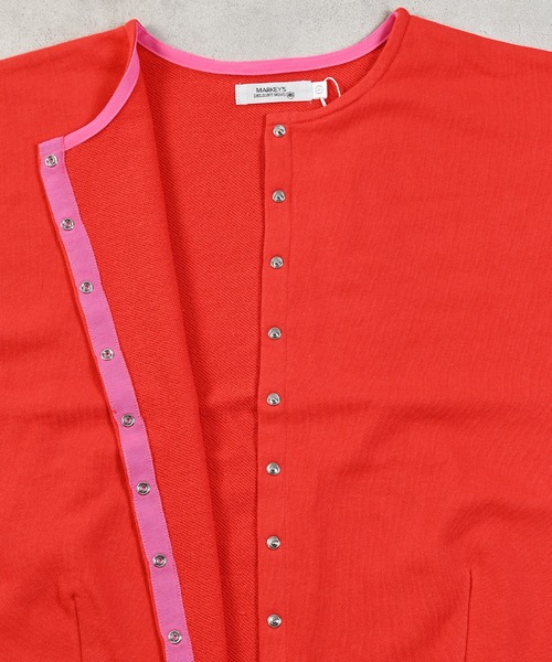 MARKEY'S(マーキーズ)の「マルーンカーディガン/おとな(カーディガン/ボレロ・レディース・グリーン/レッド/ブラウン/イエロー・160cm)」の8枚目の写真