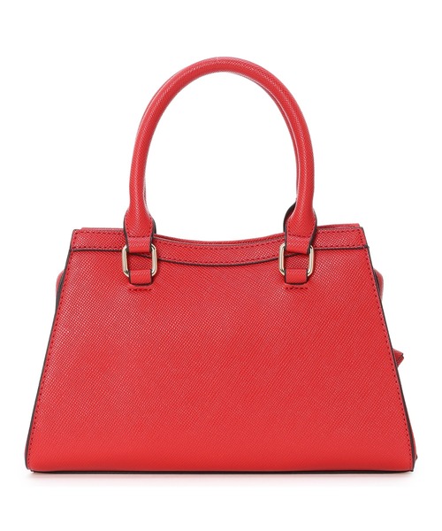 Guess（ゲス）の「WRENLEY Small Satchel サッチェルバッグ（ショルダーバッグ・レディース・ブラウン/オリーブ/ストーン/レッド・ONE SIZE）」の17枚目の写真