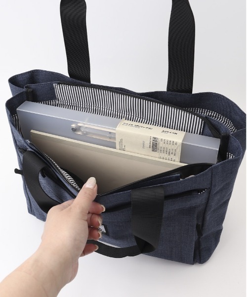 BACKYARD FAMILY（バックヤードファミリー）の「CHOOP tote bag（トートバッグ・レディース・ネイビー/ベージュ/ブラック/ダークグレー・FREE）」の11枚目の写真