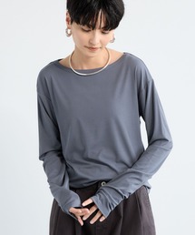 BARNYARDSTORM | BARNYARDSTORM / ボートネックソフトプルオーバー / マシンウォッシャブル(Tシャツ/カットソー)