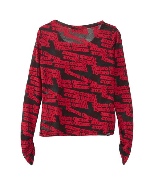 【状態良好❗️】00's HYSTERIC GLAMOUR 総柄 チビT Y2K 状態良好❗️】00's HYSTERIC GLAMOUR 総柄 チビT Y2K トップス