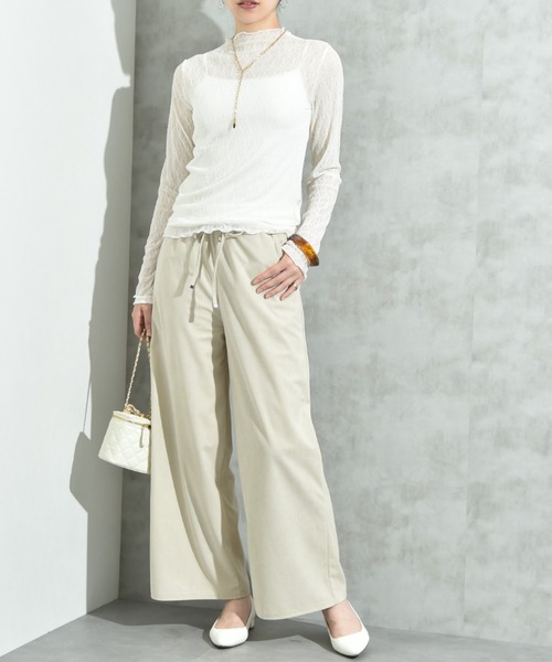 セール】コーデュロイウエストゴムワイドパンツ（その他パンツ