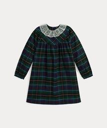 POLO RALPH LAUREN CHILDRENSWEAR（ポロ ラルフ ローレン チルドレンズウェア）の「チェック コットン ツイル ドレス（ワンピース・キッズ）」