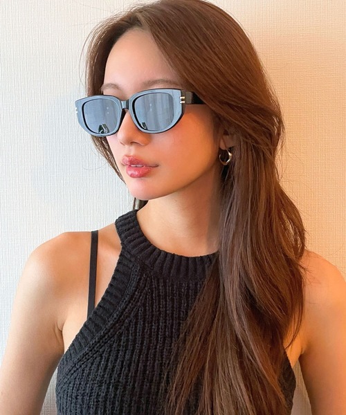 3.3 Field Trip （3.3フィールドトリップ）の「3.3 Field Trip／ボールドサングラス（サングラス・レディース・ブラック/ブラウン・FREE）」の2枚目の写真