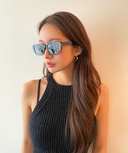 3.3 Field Trip （3.3フィールドトリップ）の「3.3 Field Trip／ボールドサングラス（サングラス・レディース・ブラック/ブラウン・FREE）」の16枚目の写真