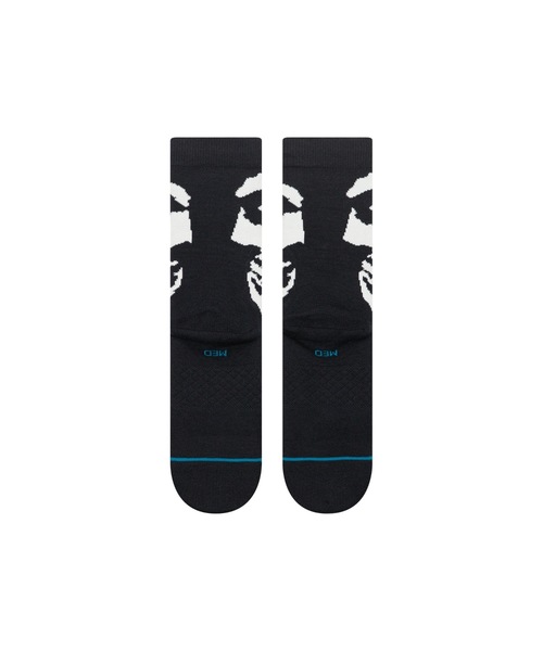 STANCE(スタンス)の「【STANCE/スタンス】Misfita(ミスフィッツ)コラボレーションモデル ロゴクルーソックス / おしゃれなギフトに最適! / BEWARE CREW(ソックス/靴下・メンズ・ブラック・MEDIUM/LARGE)」の3枚目の写真