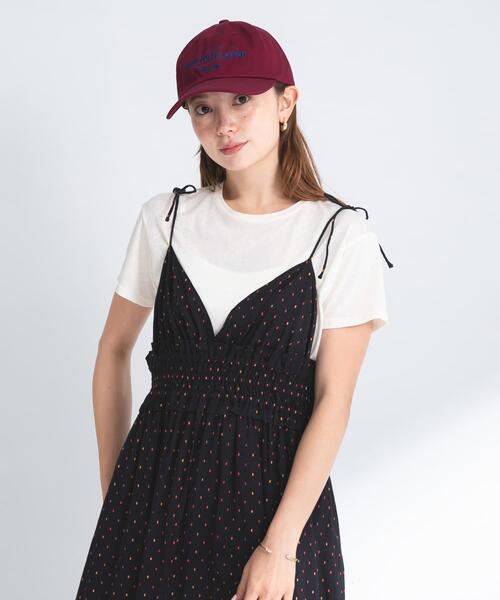 URBAN RESEARCH Sonny Label（アーバンリサーチサニーレーベル）の「コットンドビーシャーリングキャミワンピース（ワンピース・レディース・ブラウン/ブラック・FREE）」の3枚目の写真