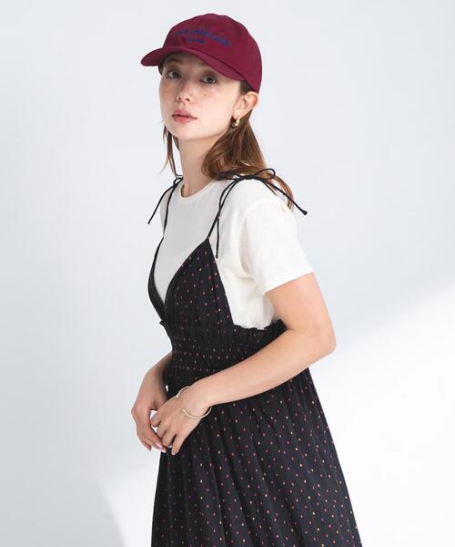 URBAN RESEARCH Sonny Label（アーバンリサーチサニーレーベル）の「コットンドビーシャーリングキャミワンピース（ワンピース・レディース・ブラウン/ブラック・FREE）」の4枚目の写真