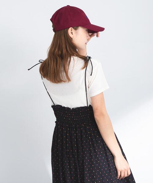 URBAN RESEARCH Sonny Label（アーバンリサーチサニーレーベル）の「コットンドビーシャーリングキャミワンピース（ワンピース・レディース・ブラウン/ブラック・FREE）」の5枚目の写真