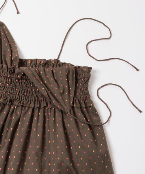 URBAN RESEARCH Sonny Label（アーバンリサーチサニーレーベル）の「コットンドビーシャーリングキャミワンピース（ワンピース・レディース・ブラウン/ブラック・FREE）」の22枚目の写真