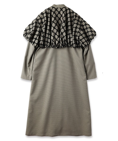 mintdesigns（ミントデザインズ）の「MIX CHECK DRESS COAT（その他アウター・レディース・ホワイト/ブラック・ONESIZE）」の11枚目の写真