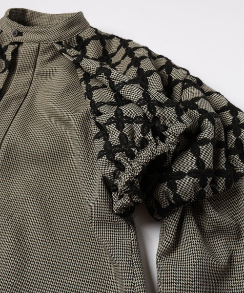 mintdesigns（ミントデザインズ）の「MIX CHECK DRESS COAT（その他アウター・レディース・ホワイト/ブラック・ONESIZE）」の13枚目の写真