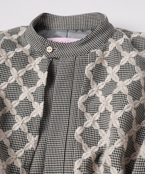 mintdesigns（ミントデザインズ）の「MIX CHECK DRESS COAT（その他アウター・レディース・ホワイト/ブラック・ONESIZE）」の19枚目の写真