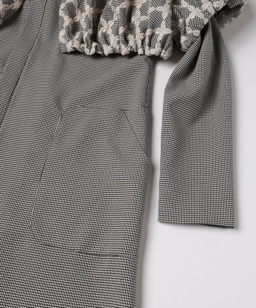 mintdesigns（ミントデザインズ）の「MIX CHECK DRESS COAT（その他アウター・レディース・ホワイト/ブラック・ONESIZE）」の22枚目の写真