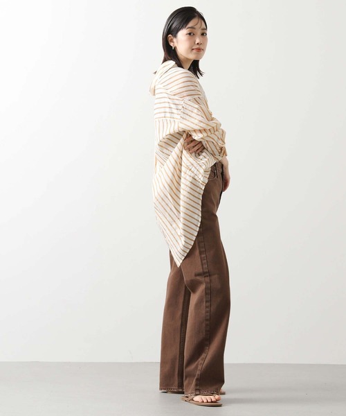 upperhights（アッパーハイツ）の「ｕｐｐｅｒ＿ＮＩＥＣＥ（デニムパンツ・レディース・ブラウン・23/24）」の5枚目の写真