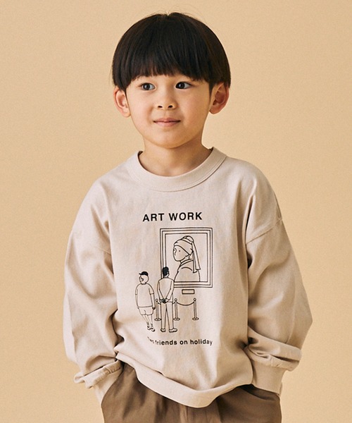 FOV（フォブ）の「FOV/フォブ ARTS L/S Tシャツ（Tシャツ/カットソー・キッズ・ホワイト/ベージュ系その他/ブラック・M/L/XL/S）」の3枚目の写真