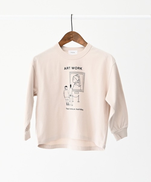 FOV（フォブ）の「FOV/フォブ ARTS L/S Tシャツ（Tシャツ/カットソー・キッズ・ホワイト/ベージュ系その他/ブラック・M/L/XL/S）」の10枚目の写真