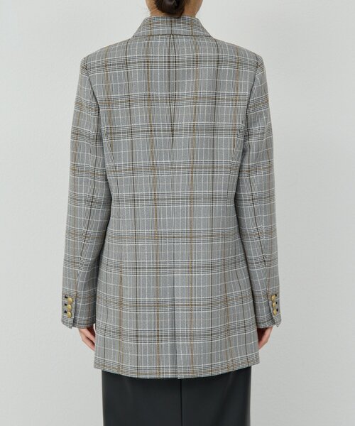 GALLARDAGALANTE（ガリャルダガランテ）の「ピークドラペルジャケット（テーラードジャケット・レディース・ネイビー/グレー・FREE）」の11枚目の写真