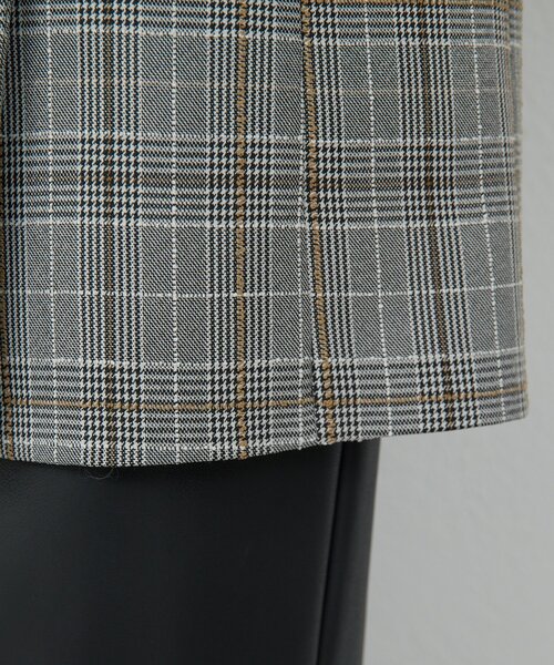 GALLARDAGALANTE（ガリャルダガランテ）の「ピークドラペルジャケット（テーラードジャケット・レディース・ネイビー/グレー・FREE）」の17枚目の写真