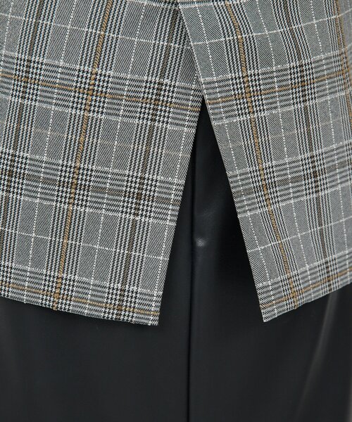 GALLARDAGALANTE（ガリャルダガランテ）の「ピークドラペルジャケット（テーラードジャケット・レディース・ネイビー/グレー・FREE）」の18枚目の写真